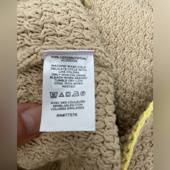 ANN TAYLOR crochet cardigan size L - Picture 9 of 12